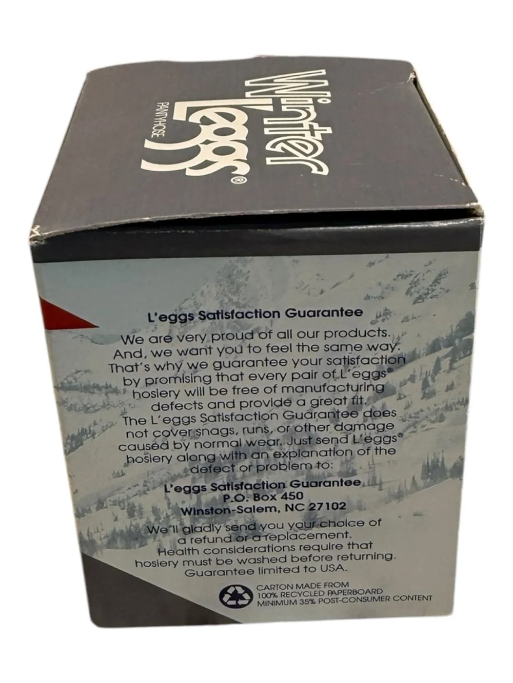 Vintage Winter L’eggs Regular Pantyhose Red Size Q NOS